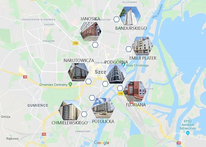 Hotel apartamentowy In - River House Szczecin